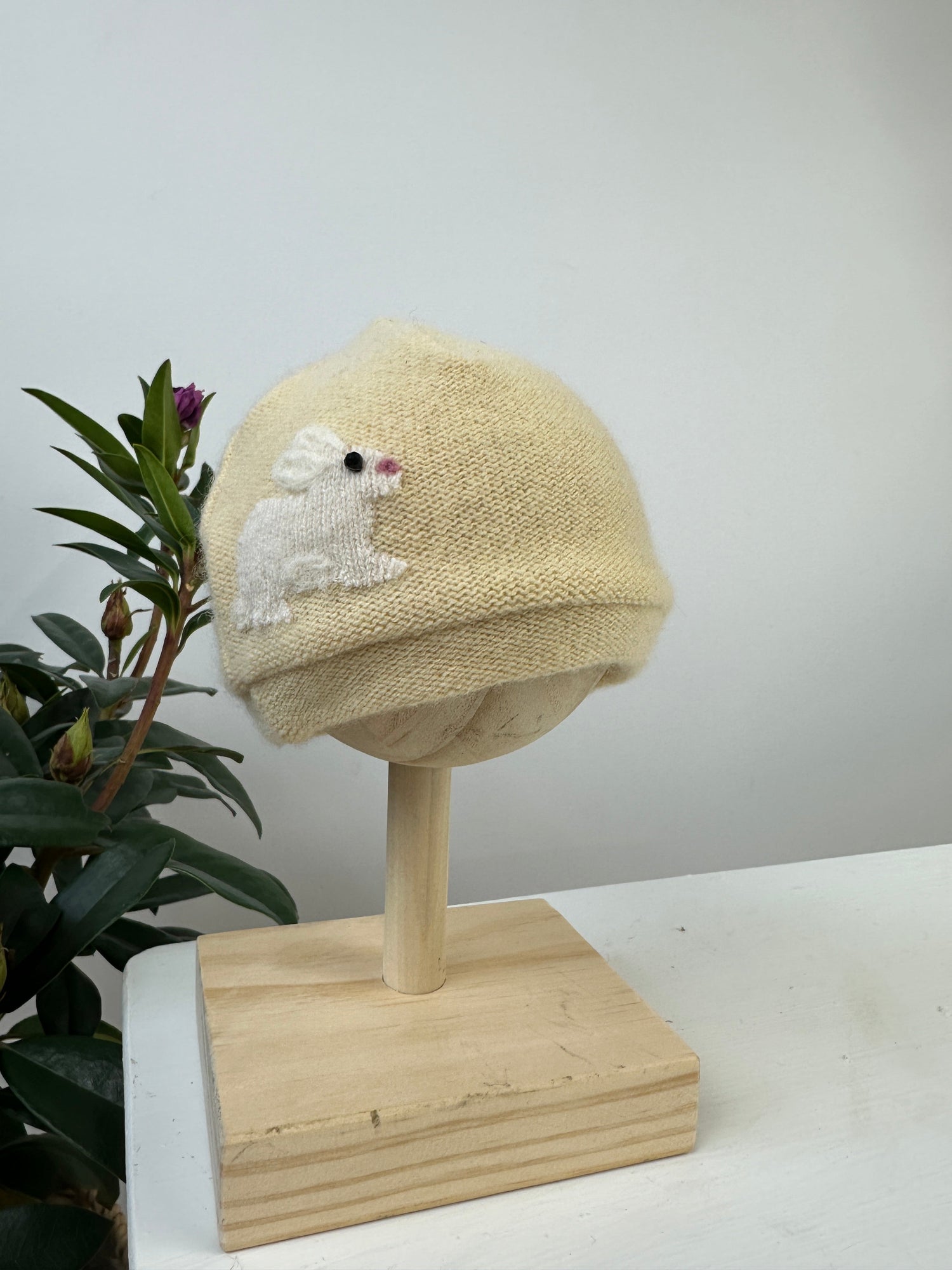 Bunny Cashmere Hat - Newborn - My American Goods