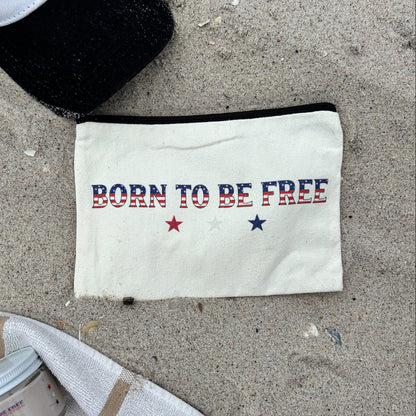 Born To Be Free Travel Pouch - My American Goods