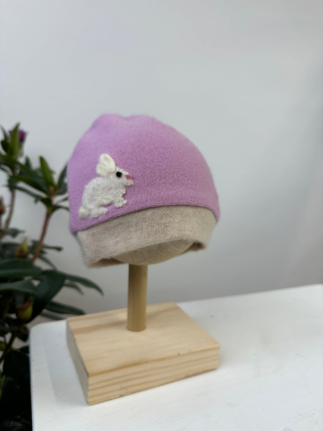 Ash &amp; Rose hat Tan Bunny Cashmere Hat - Baby