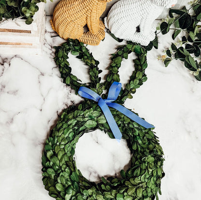 Gia Roma wreath Bunny Wreath Boxwood