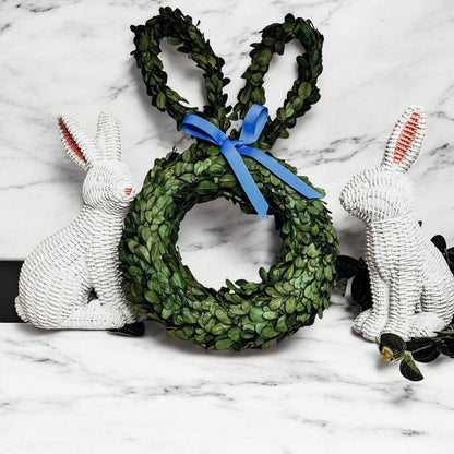 Bunny Wreath Boxwood
