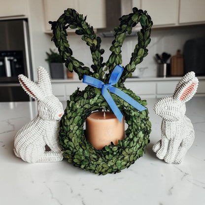 Gia Roma wreath Bunny Wreath Boxwood