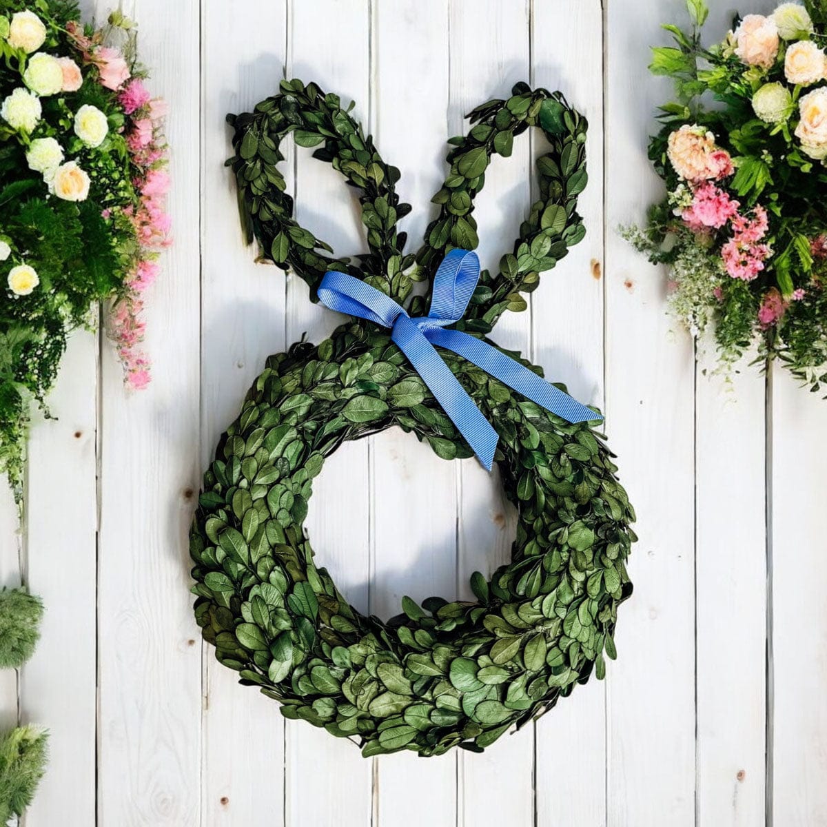 Gia Roma wreath Bunny Wreath Boxwood