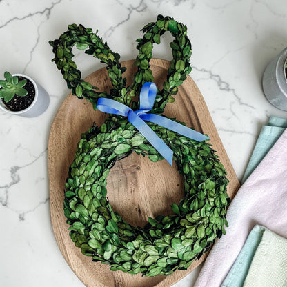 Gia Roma wreath Bunny Wreath Boxwood