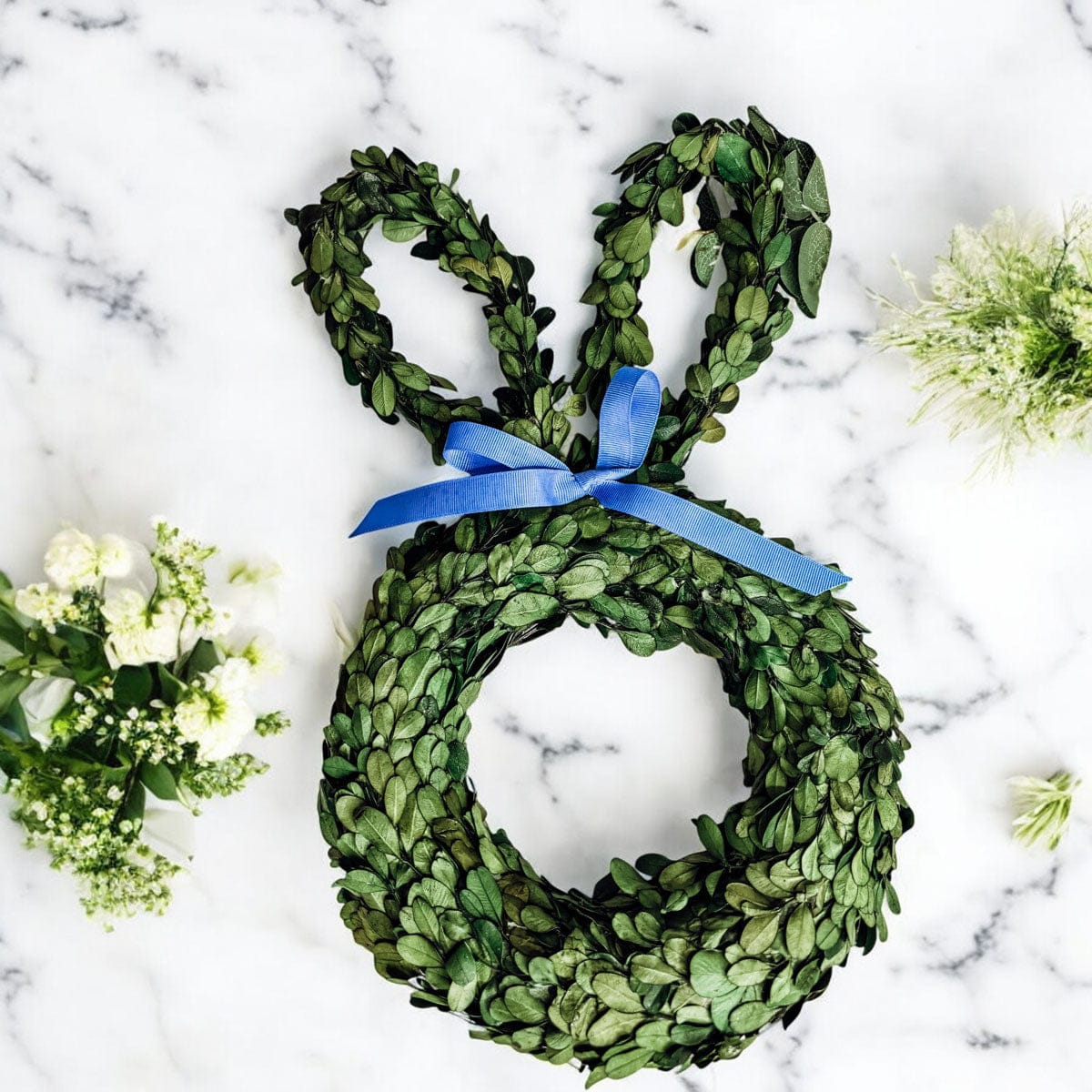 Bunny Wreath Boxwood