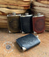 The Local Branch Leather Wrapped Flask