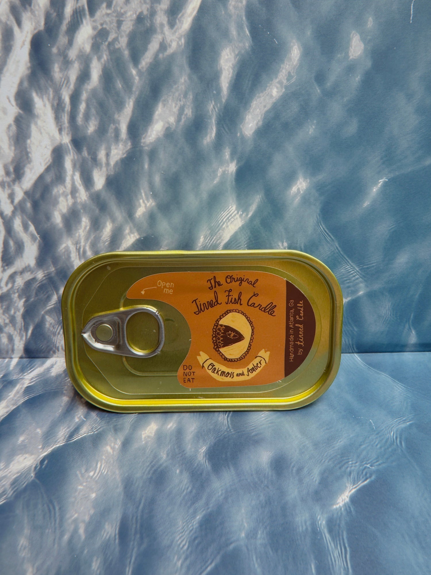 Tinned Fish Candle - Oakmoss &amp; Amber - My American Goods