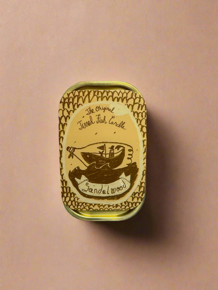 Tinned Fish Candle - Sandalwood - My American Goods