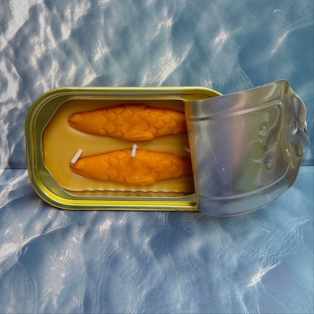 Tinned Candle Tinned Fish Candle - Sandalwood