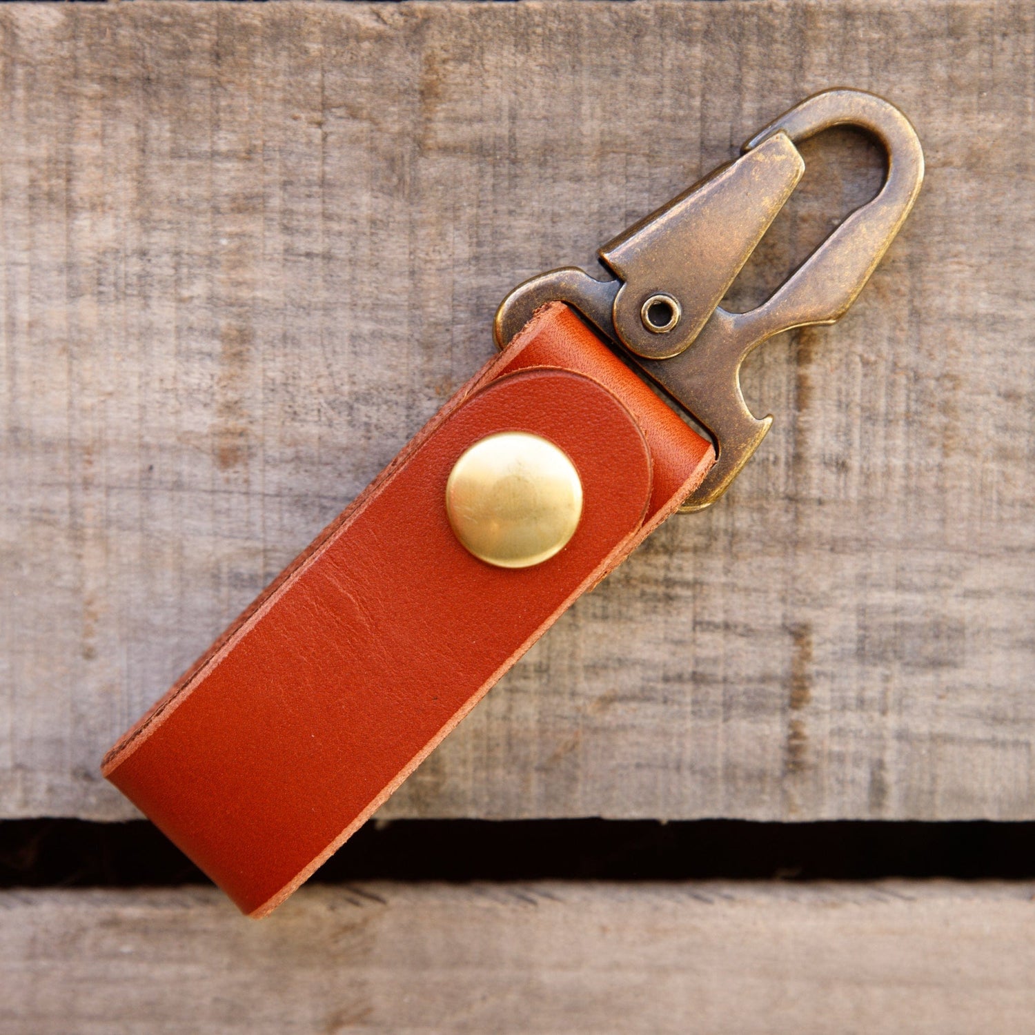 The Local Branch Key clip bottle opener Mahogany Bottle Opener Key Clip - USA Made