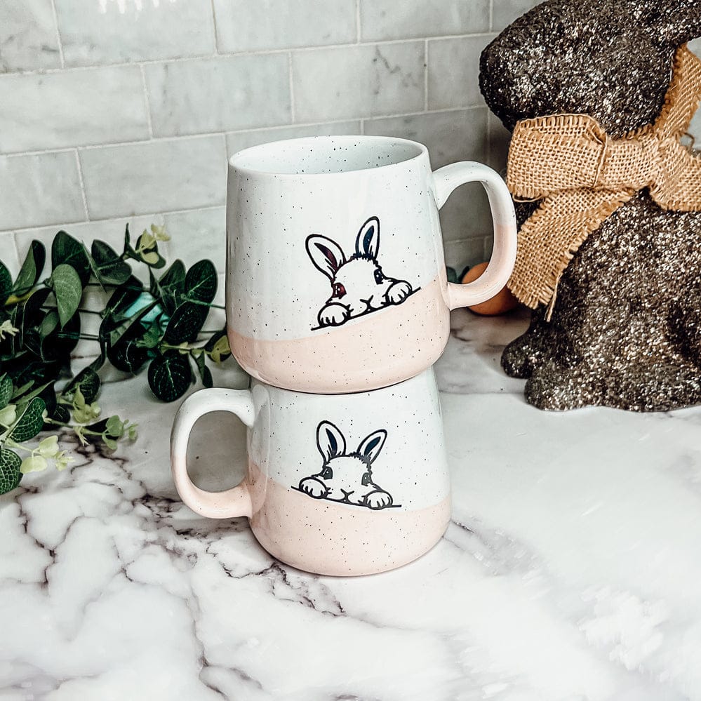 Gia Roma Coffee Mug, Farmhouse Bunny Love