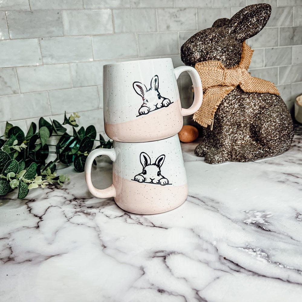 Gia Roma Coffee Mug, Farmhouse Bunny Love