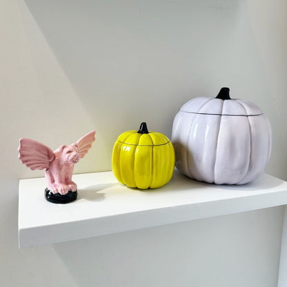 Solid Cactus Green Pumpkin Jars