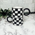 BW Checkered Mug - My American Goods