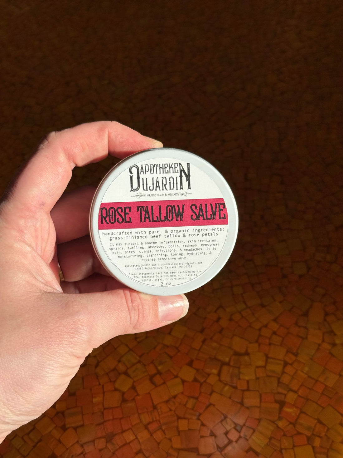 Rose Tallow Salve - My American Goods
