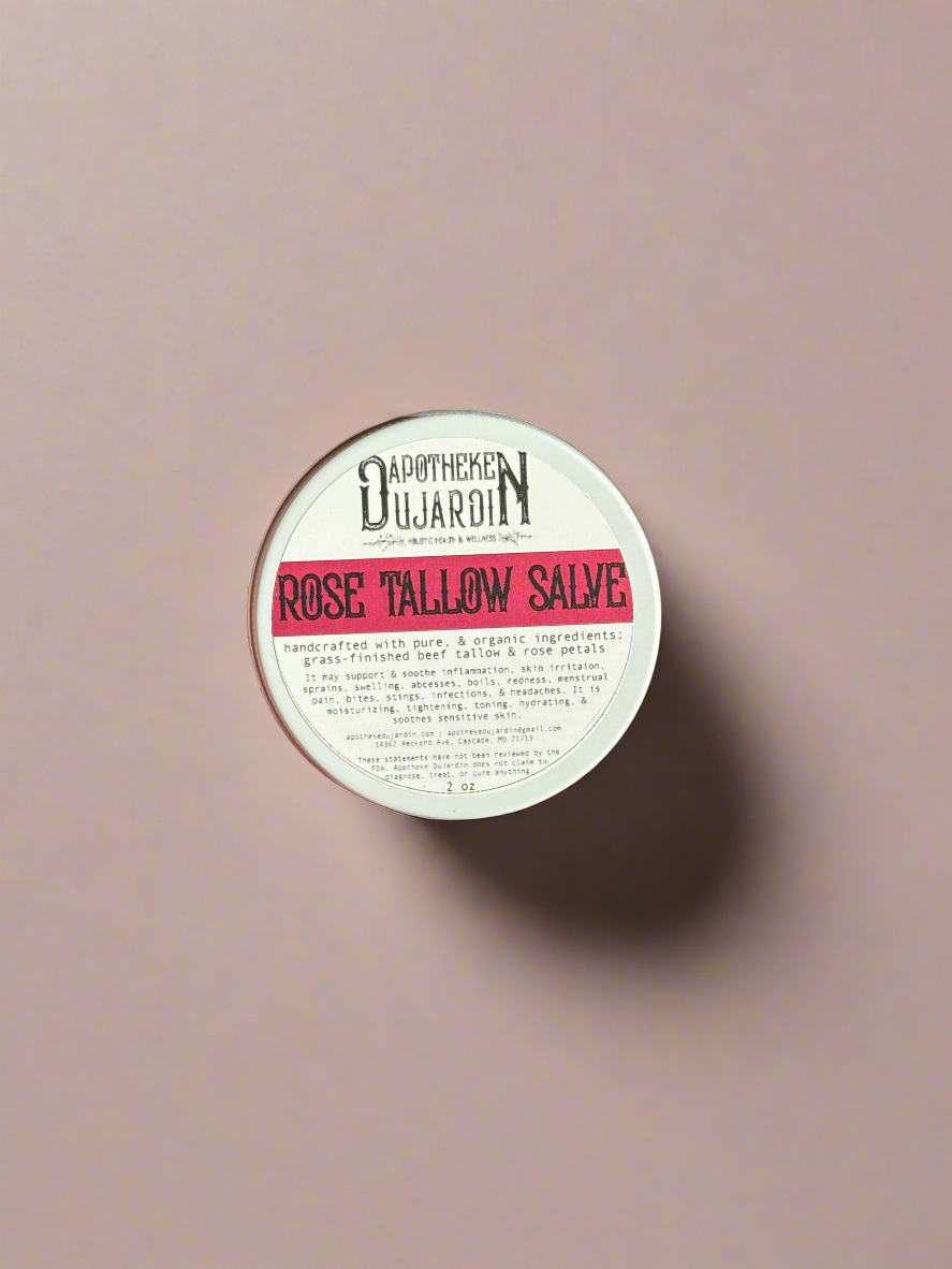 Rose Tallow Salve - My American Goods