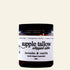Supple Tallow whipped salve jar with lavender & vanilla scent on a white background