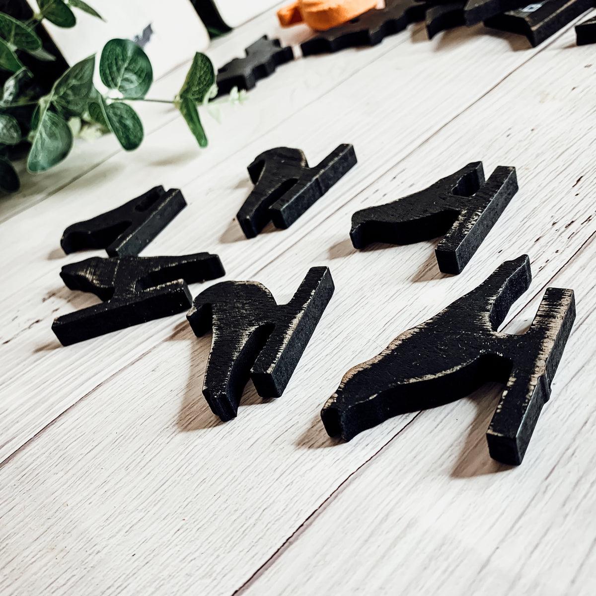 Gia Roma Fall Halloween Wood 6pk
