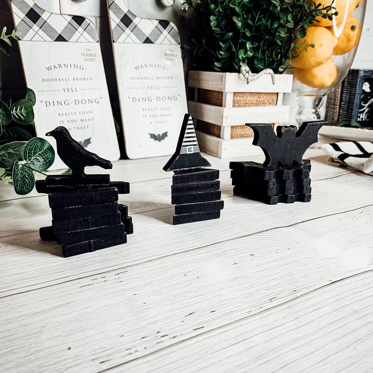 Halloween Wood 6pk