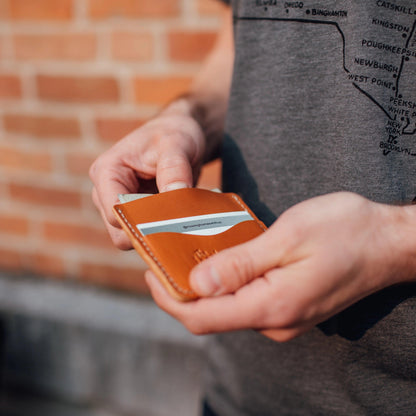 The Local Branch Leather Leather Slim Wallet