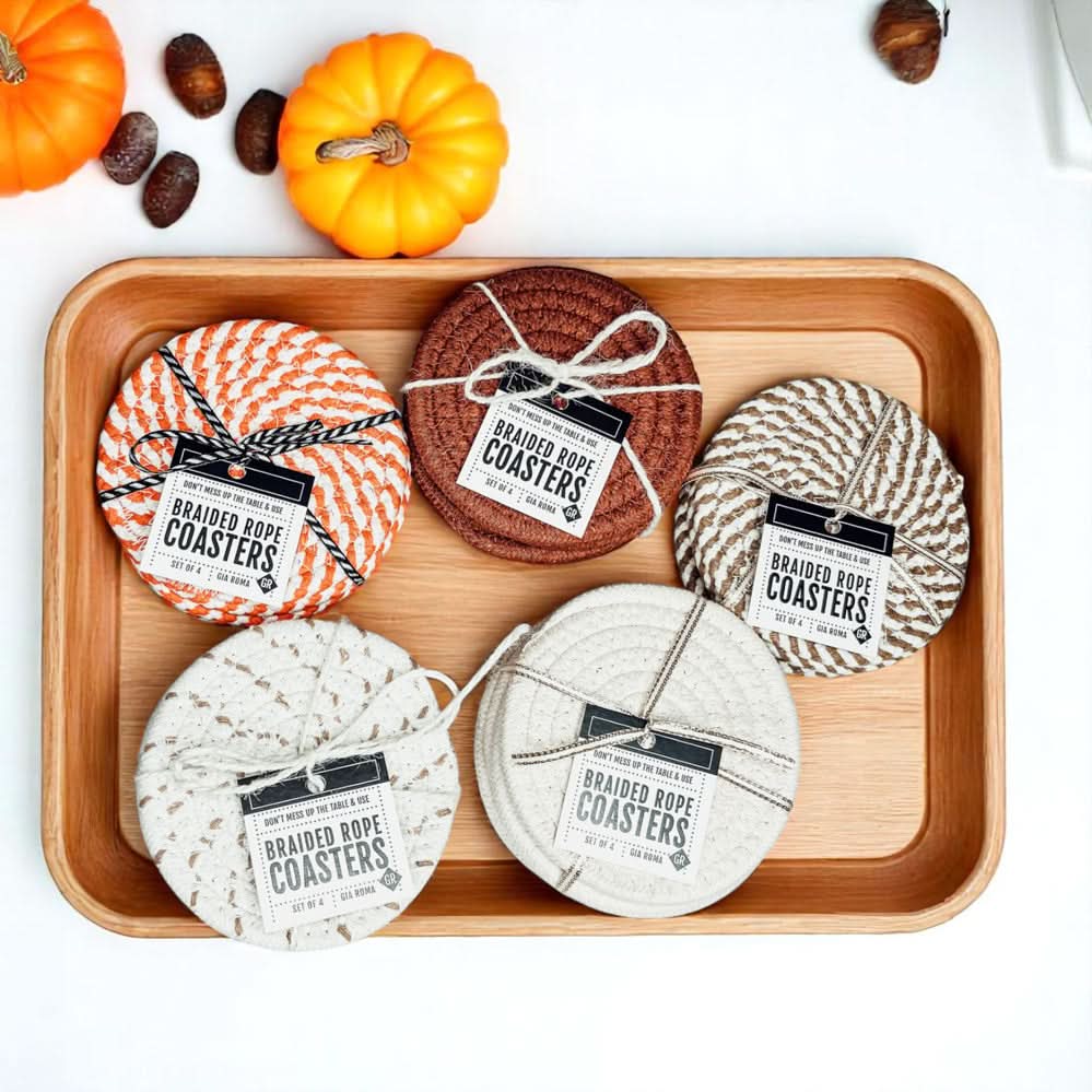 Fall Fabric Coasters - My American Goods
