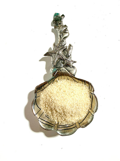 Lime Basil infused artisan culinary sugar