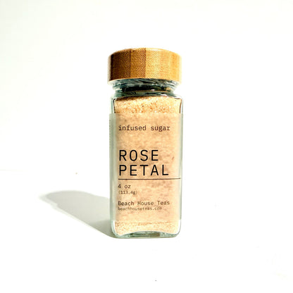 Rose Petal infused artisan culinary sugar