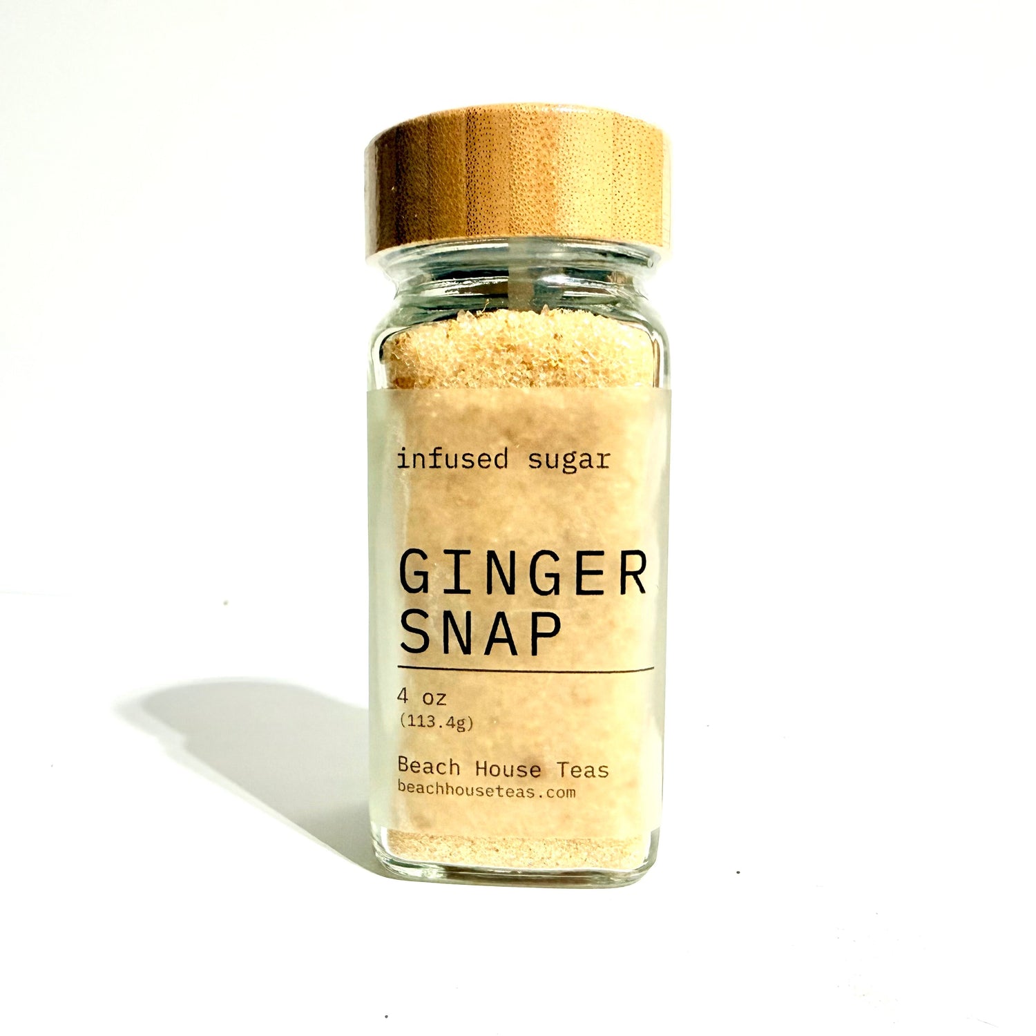 Ginger Snap infused artisan culinary sugar