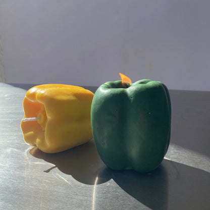 Scandles Farmers Markets Bell Pepper Candle - Green