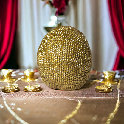 Resin Skull Gold - My American Goods