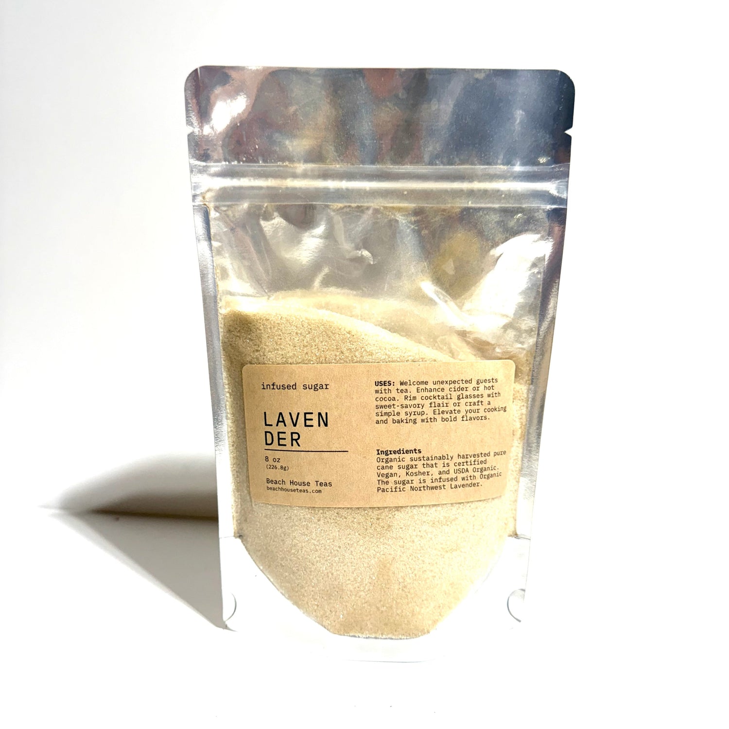 Lavender infused artisan culinary sugar