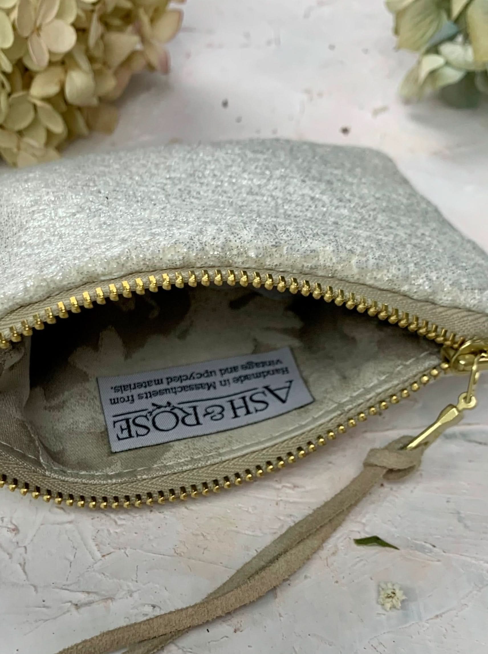 Ash &amp; Rose Arianell Mini Metallic Clutch