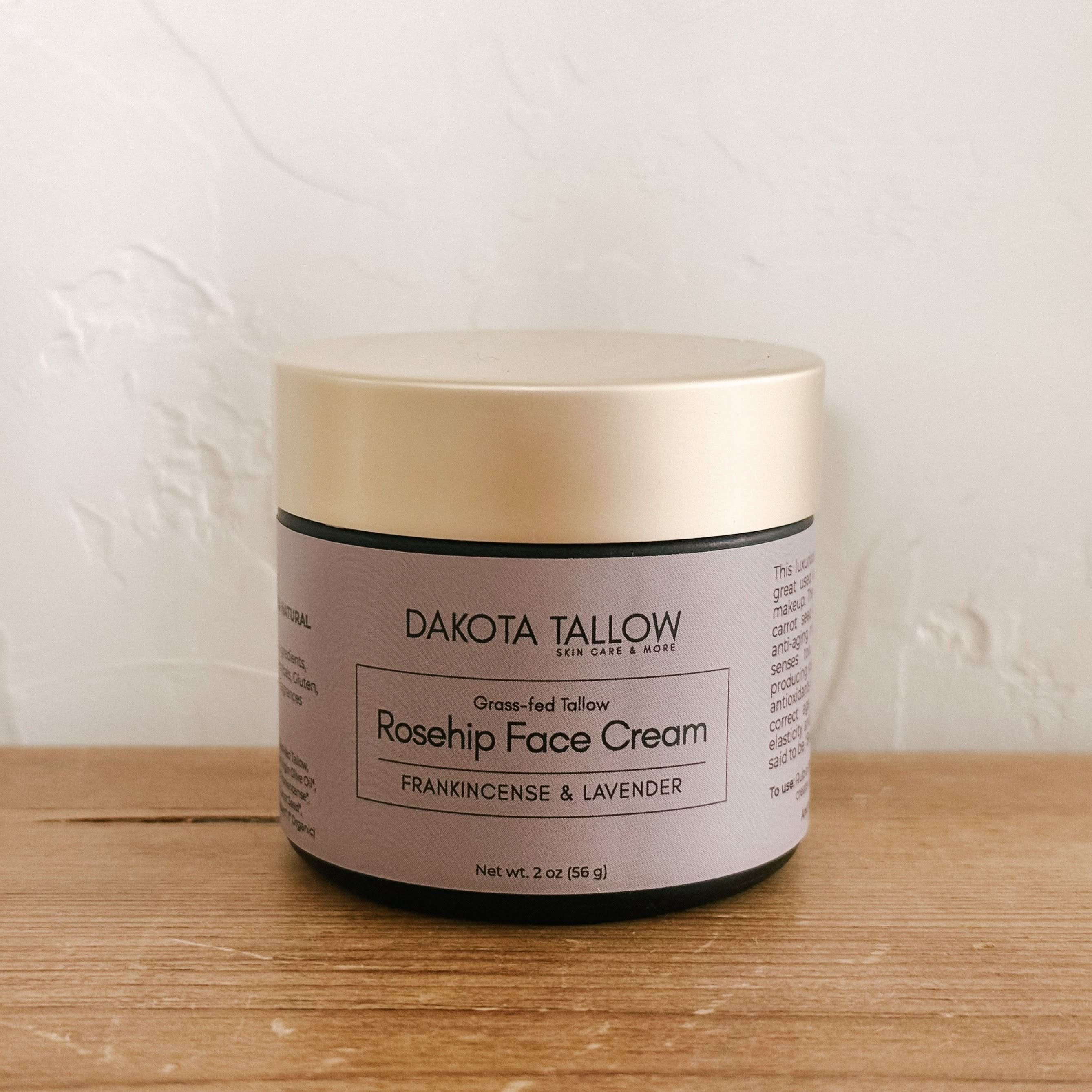 Dakota Tallow Facial Line Dakota Tallow Frankincense &amp; Lavender Rosehip Facial Cream