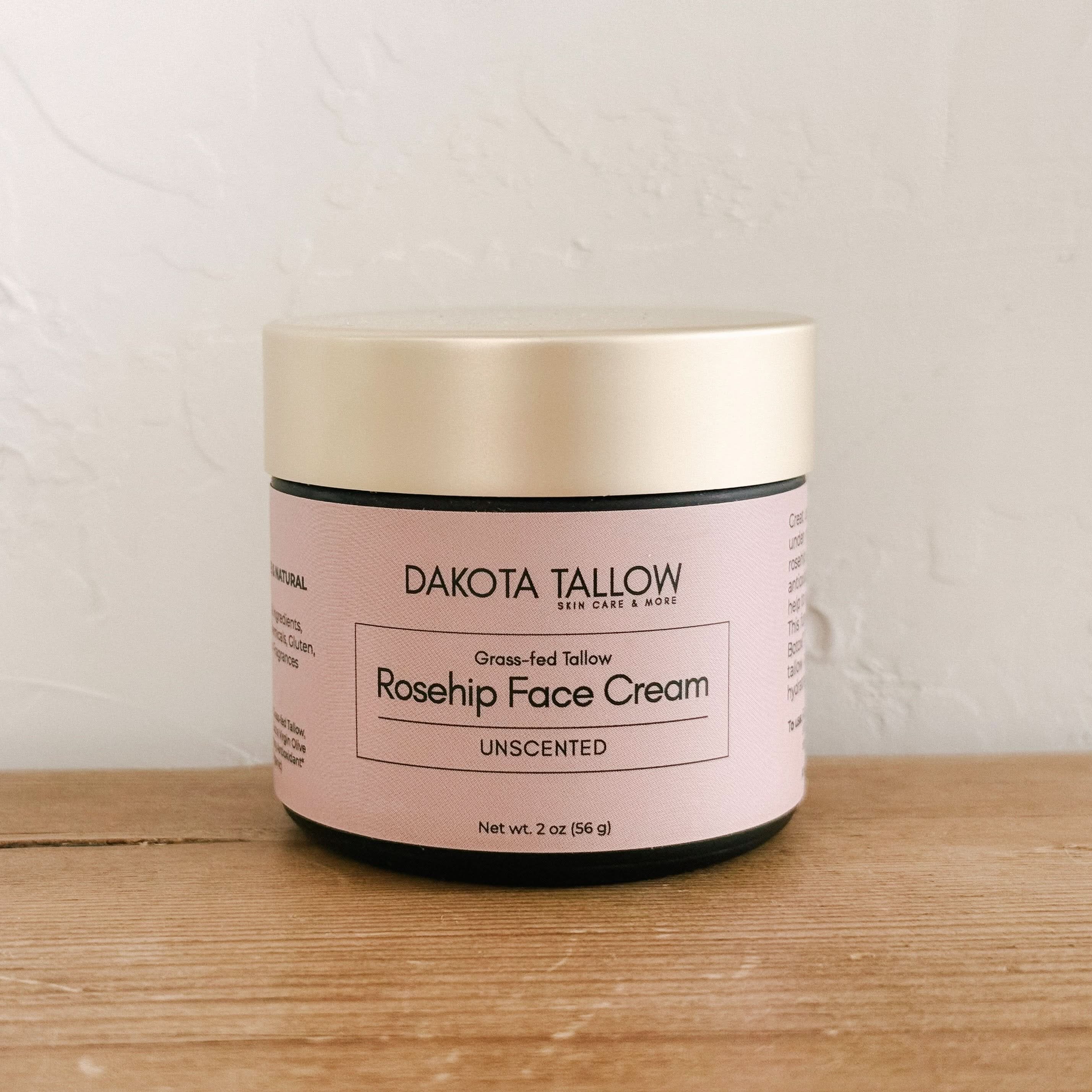 Dakota Tallow Facial Line Dakota Tallow Rosehip Facial Cream | Unscented