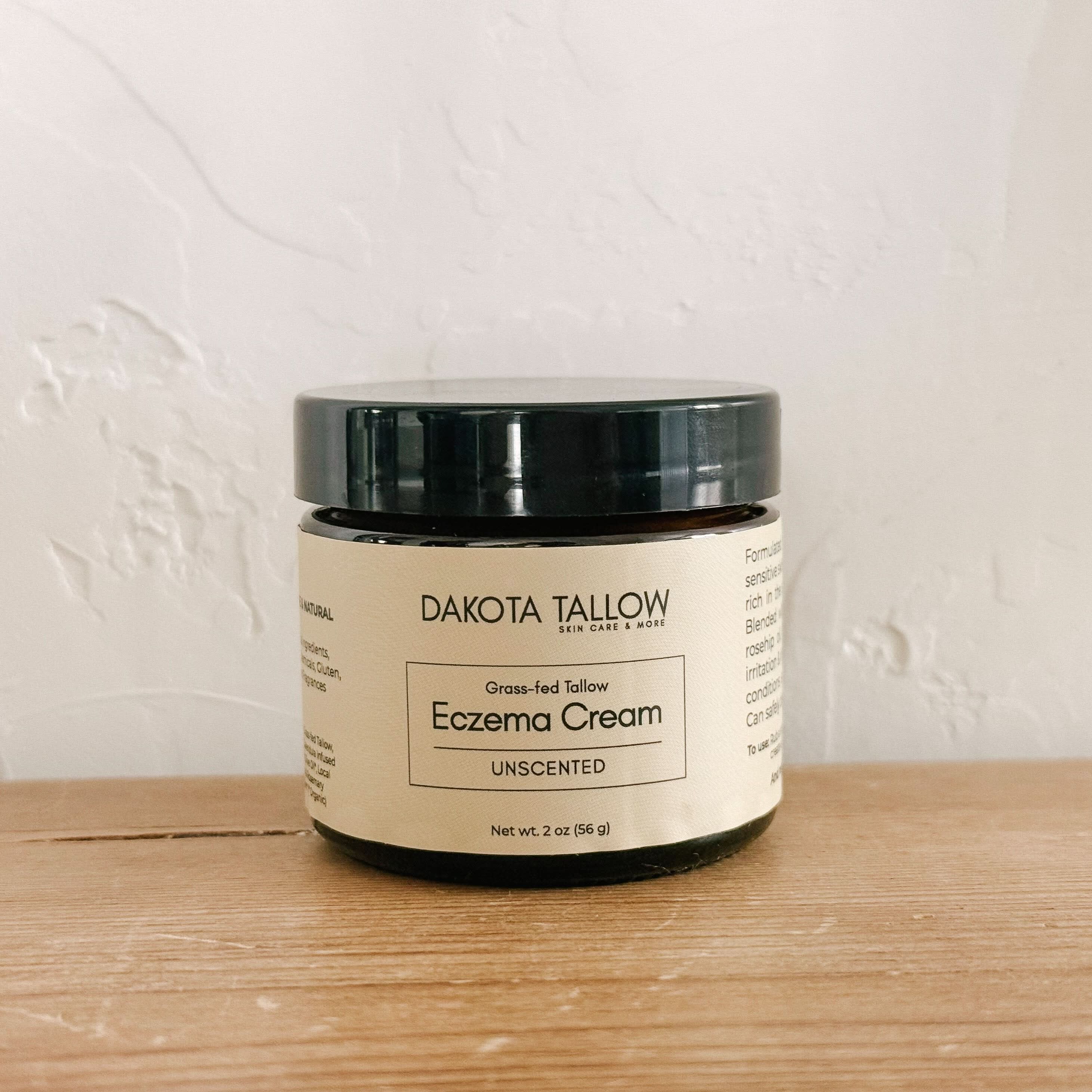 Dakota Tallow Eczema Line 2oz - Unscented Dakota Tallow Eczema Cream