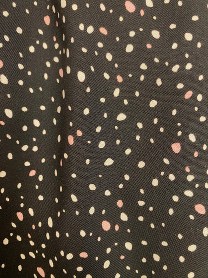 Field Day Dress Prairie Dress in Black Dot