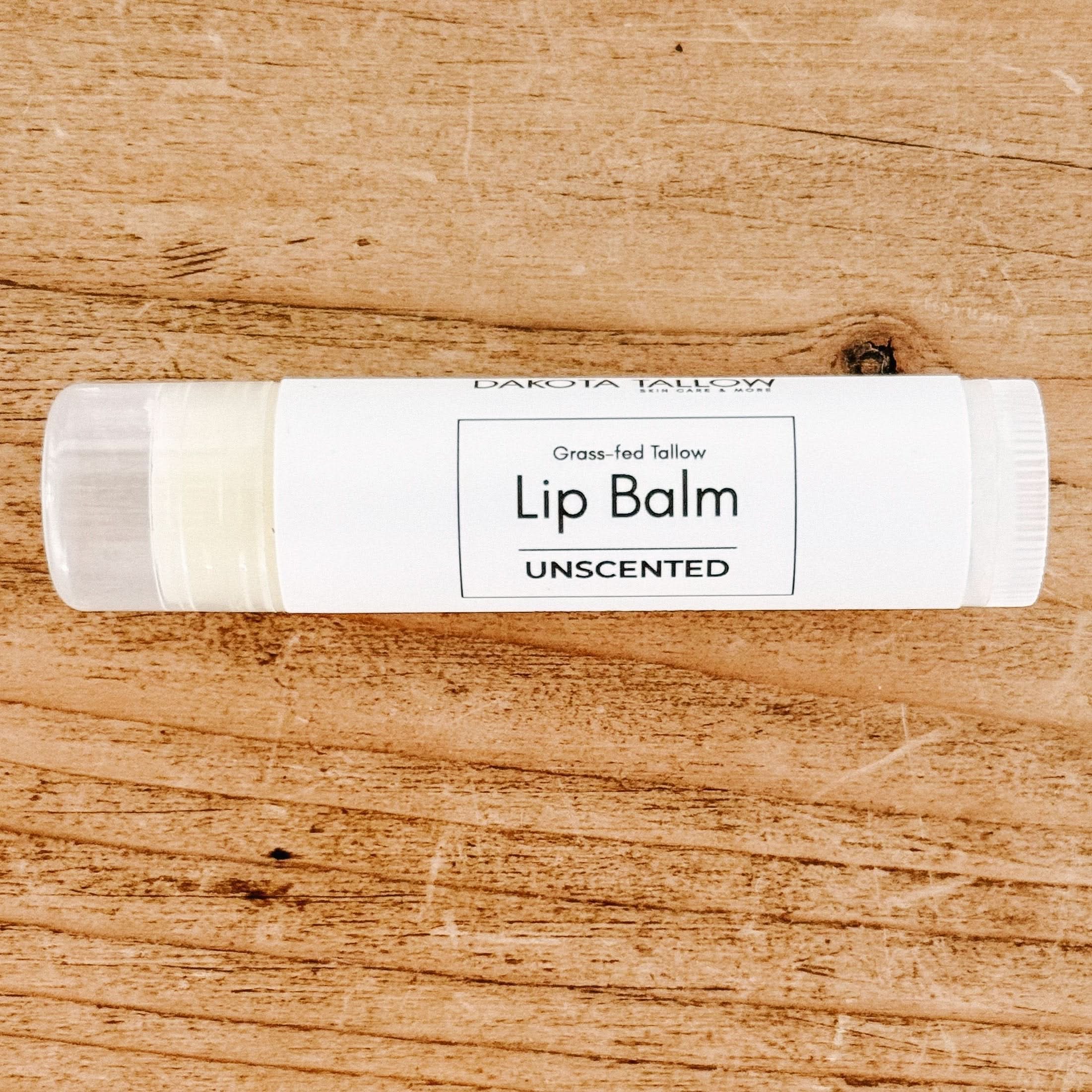 Dakota Tallow Unscented Dakota Tallow Lip Balm - 3 Pack