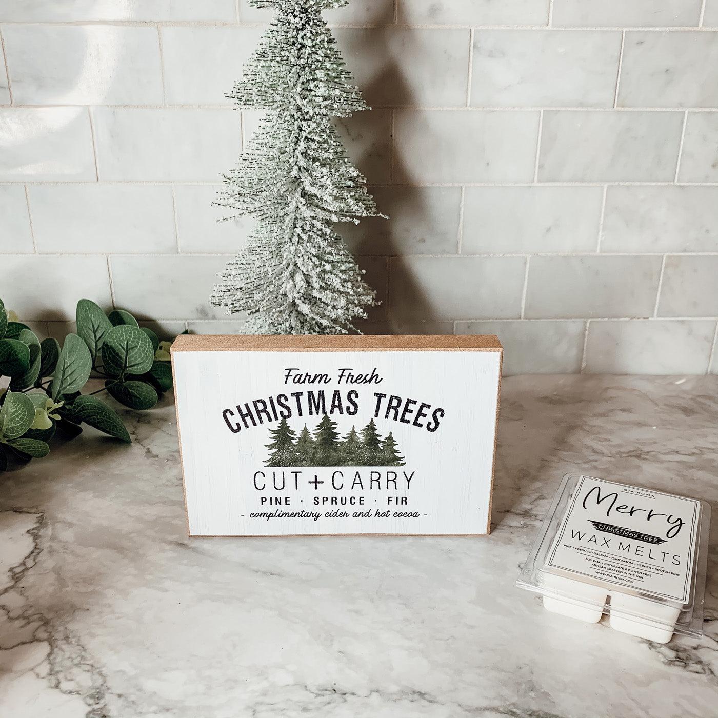Gia Roma Christmas Sign Cut + Carry Sign