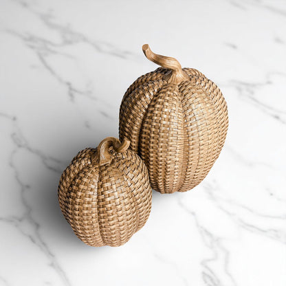 Rattan Pumpkins - My American Goods