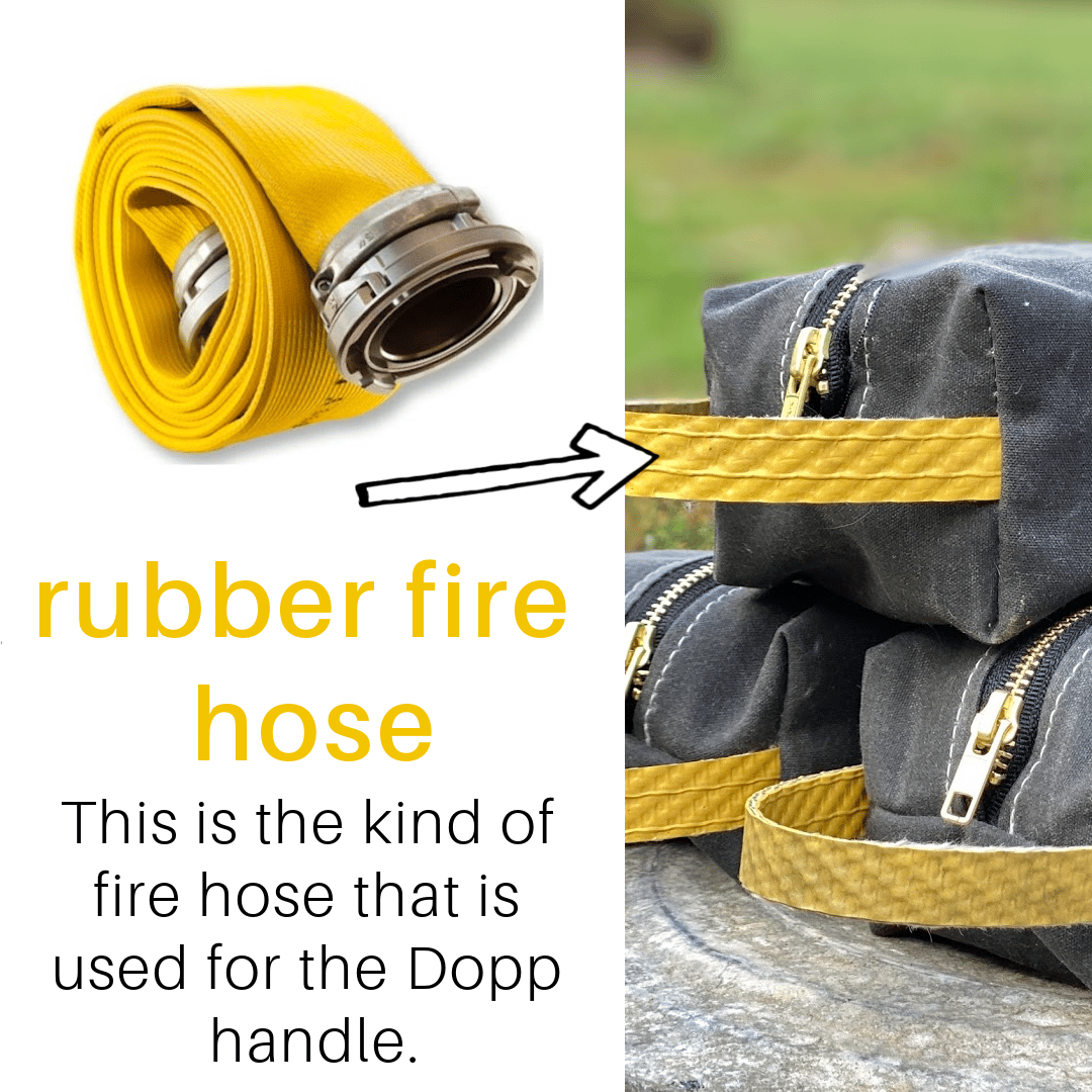 Charcoal Gray Dopp Burn Bag