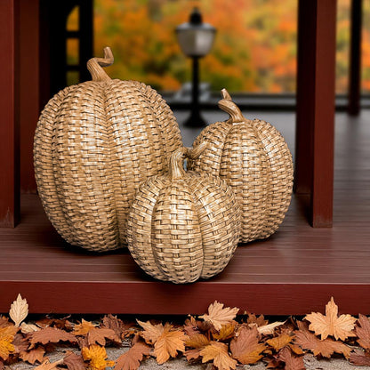 Rattan Pumpkins - My American Goods