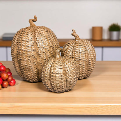 Rattan Pumpkins - My American Goods