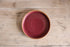 KJ Pottery Plate Ruby / Tall Rim / Glazed Rim Small Plate