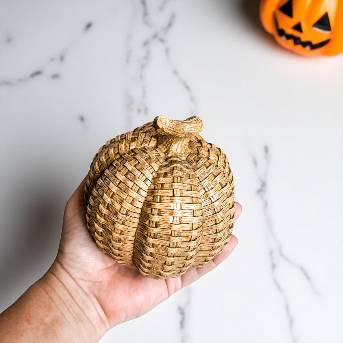Rattan Pumpkins - My American Goods
