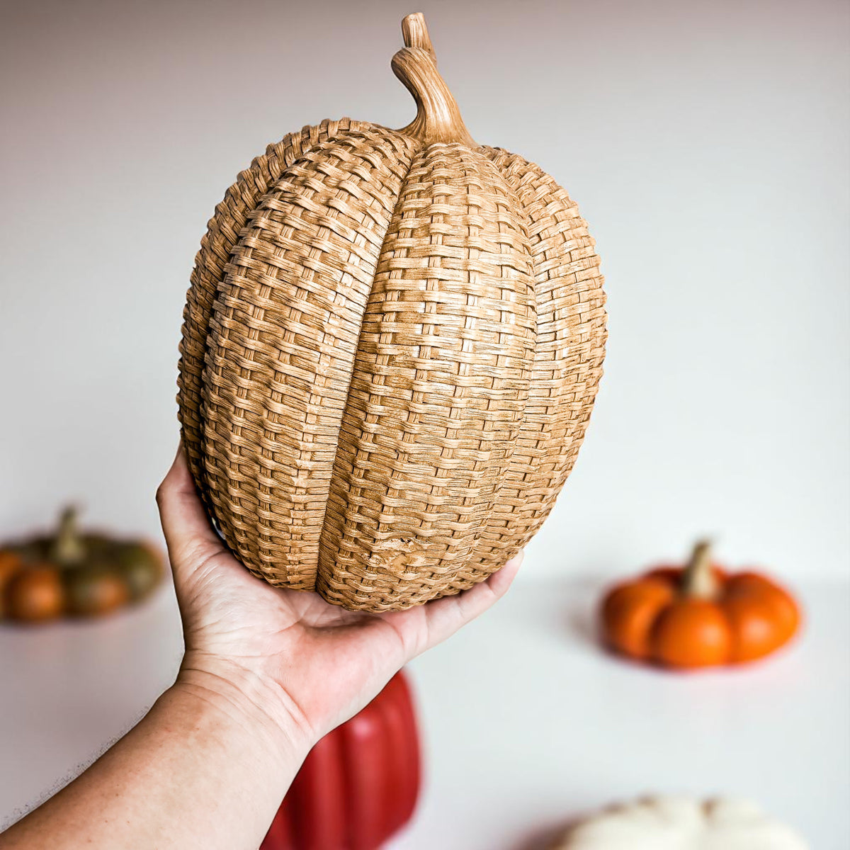 Rattan Pumpkins - My American Goods