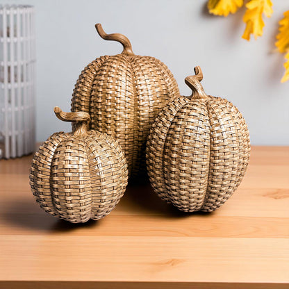Rattan Pumpkins - My American Goods