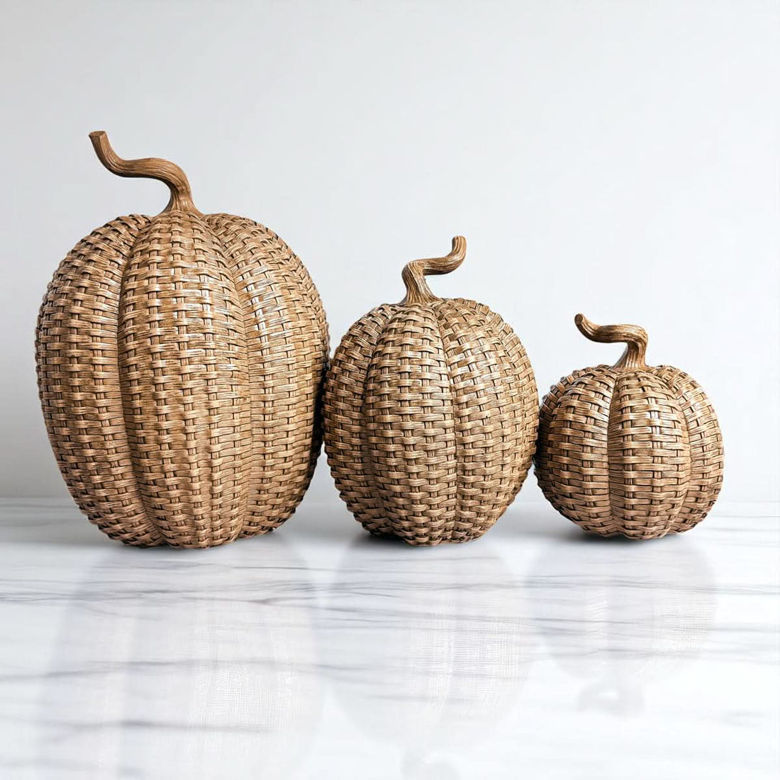 Rattan Pumpkins - My American Goods