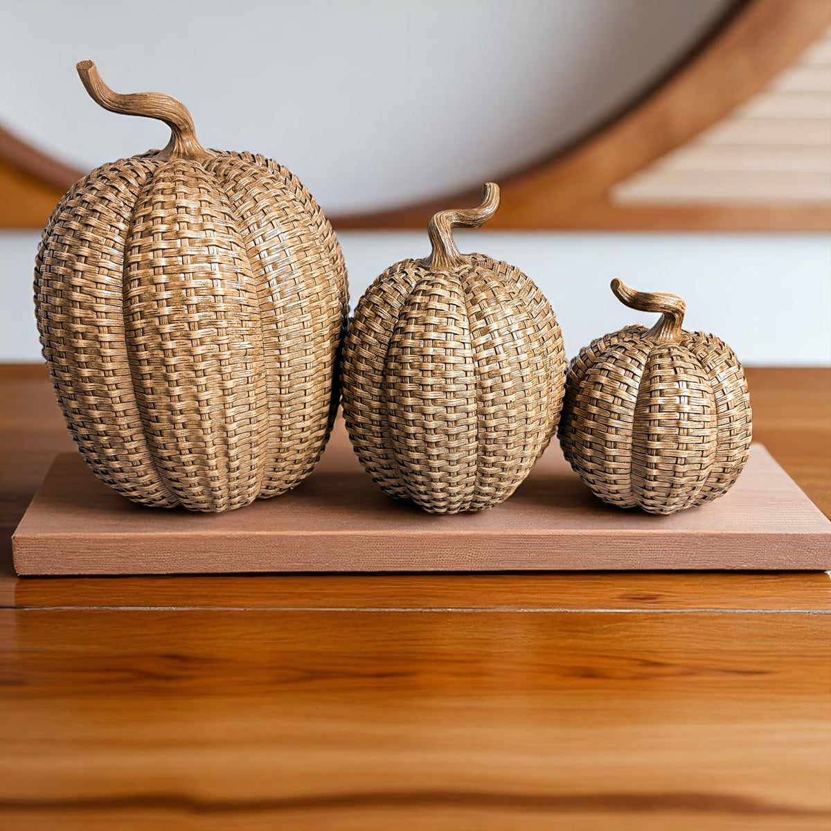 Rattan Pumpkins - My American Goods