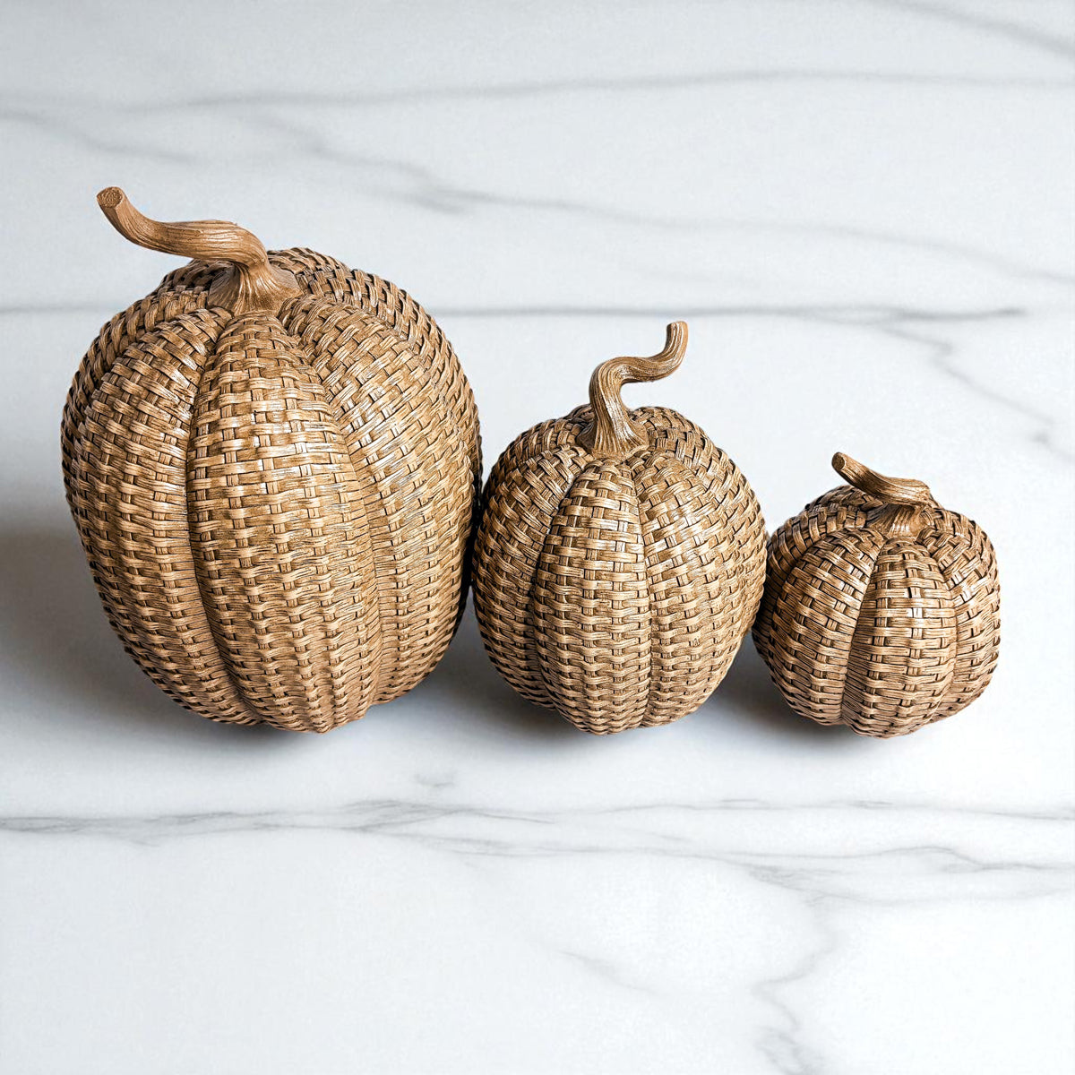 Rattan Pumpkins - My American Goods