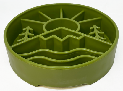 Great Outdoors eBowl - Slow Feeder Dog Bowl &amp; Enrichment | USA Made